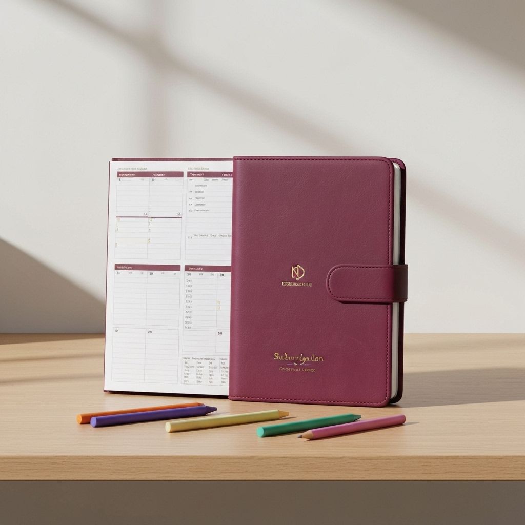 Subscription Tracker Planner